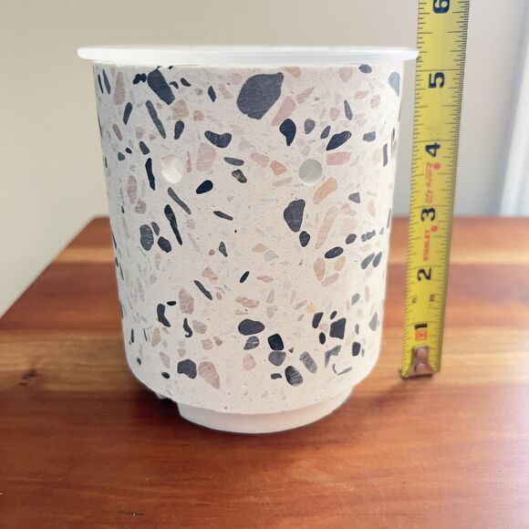 Scentsy Warmer TERRAZZO Polished‎ Smooth Cement Neutral Colors Southwestern Vibe - Picture 9 of 10
